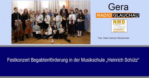 Gera - Festkonzert Begabtenförderung in der Musikschule „Heinrich Schütz“