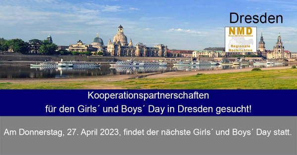 Dresden - Kooperationspartnerschaften für den Girls´ und Boys´ Day in Dresden gesucht!