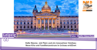 Leipzig -  Helle Räume, viel Platz und ein innovativer Holzbau: Neue Kita und Familienzentrum in Grünau eröffnet