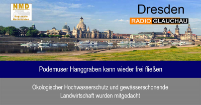 Dresden - Podemuser Hanggraben kann wieder frei fließen