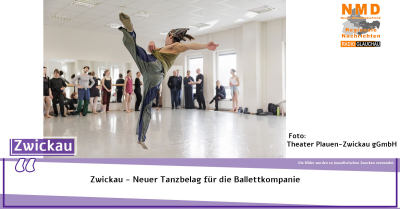 Zwickau - Neuer Tanzbelag für die Ballettkompanie
