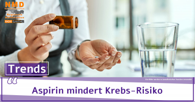 Aspirin mindert Krebs-Risiko