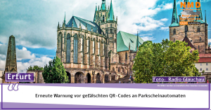 Erfurt - Erneute Warnung vor gefälschten QR-Codes an Parkscheinautomaten