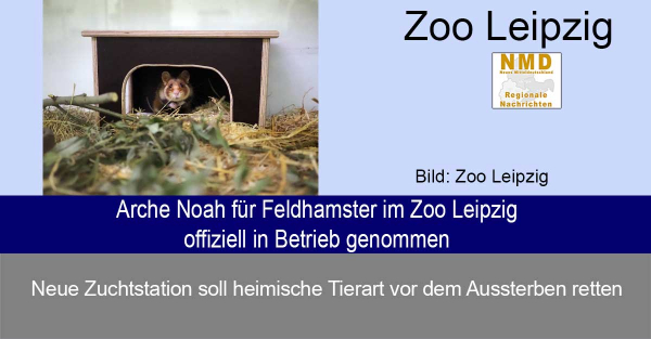 Zoo Leipzig - Arche Noah für Feldhamster im Zoo Leipzig offiziell in Betrieb genommen