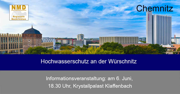 Chemnitz - Hochwasserschutz an der Würschnitz